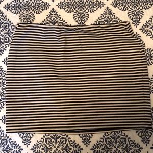 Stripped LOFT skirt